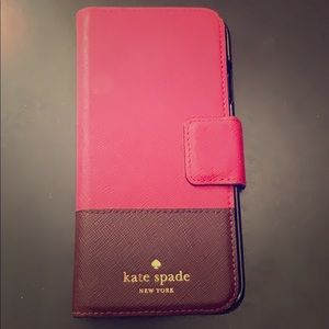 Kate Spade iPhone 6/7/8 phone case w/ mirror
